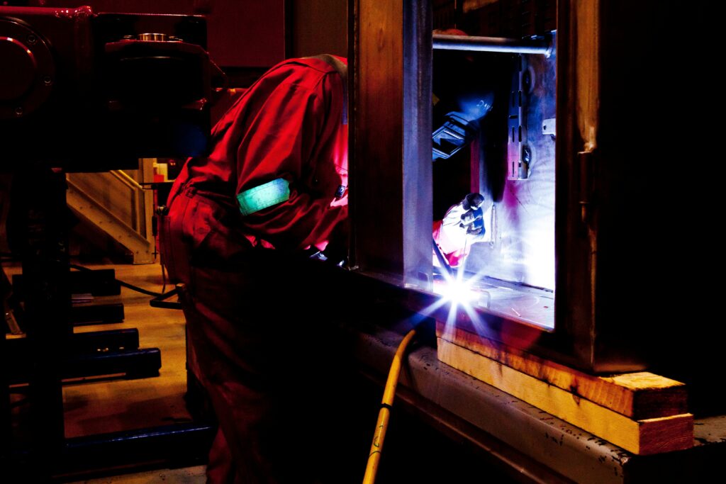 lavoratore saldatore